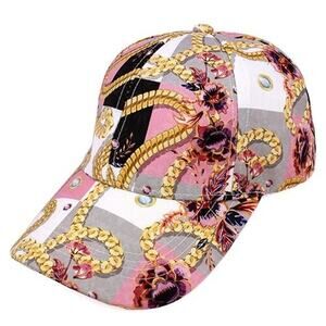 Chain Baseball Cap Pink